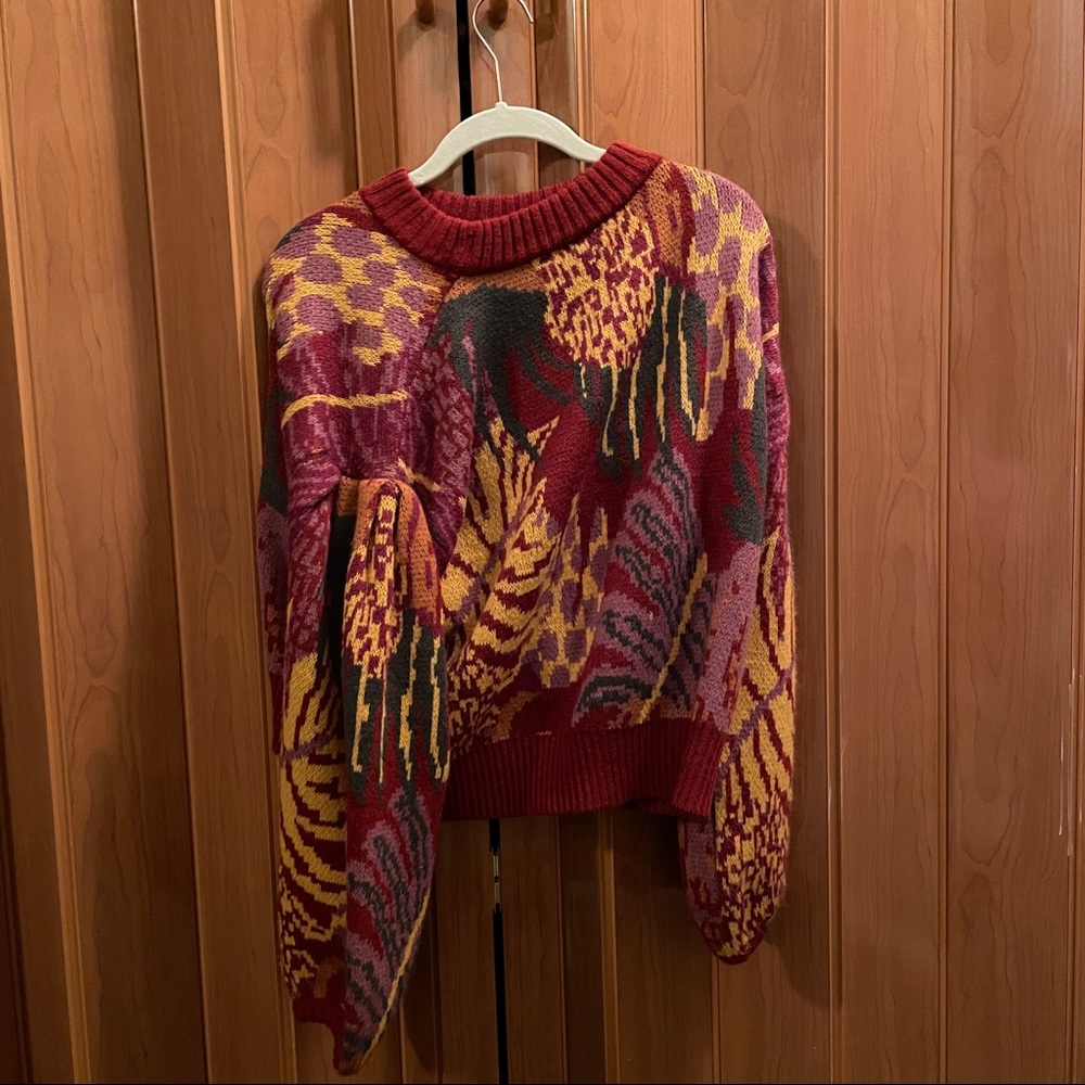 Tropical Pattern Farm Rio Sweater - Picture 3 of 6